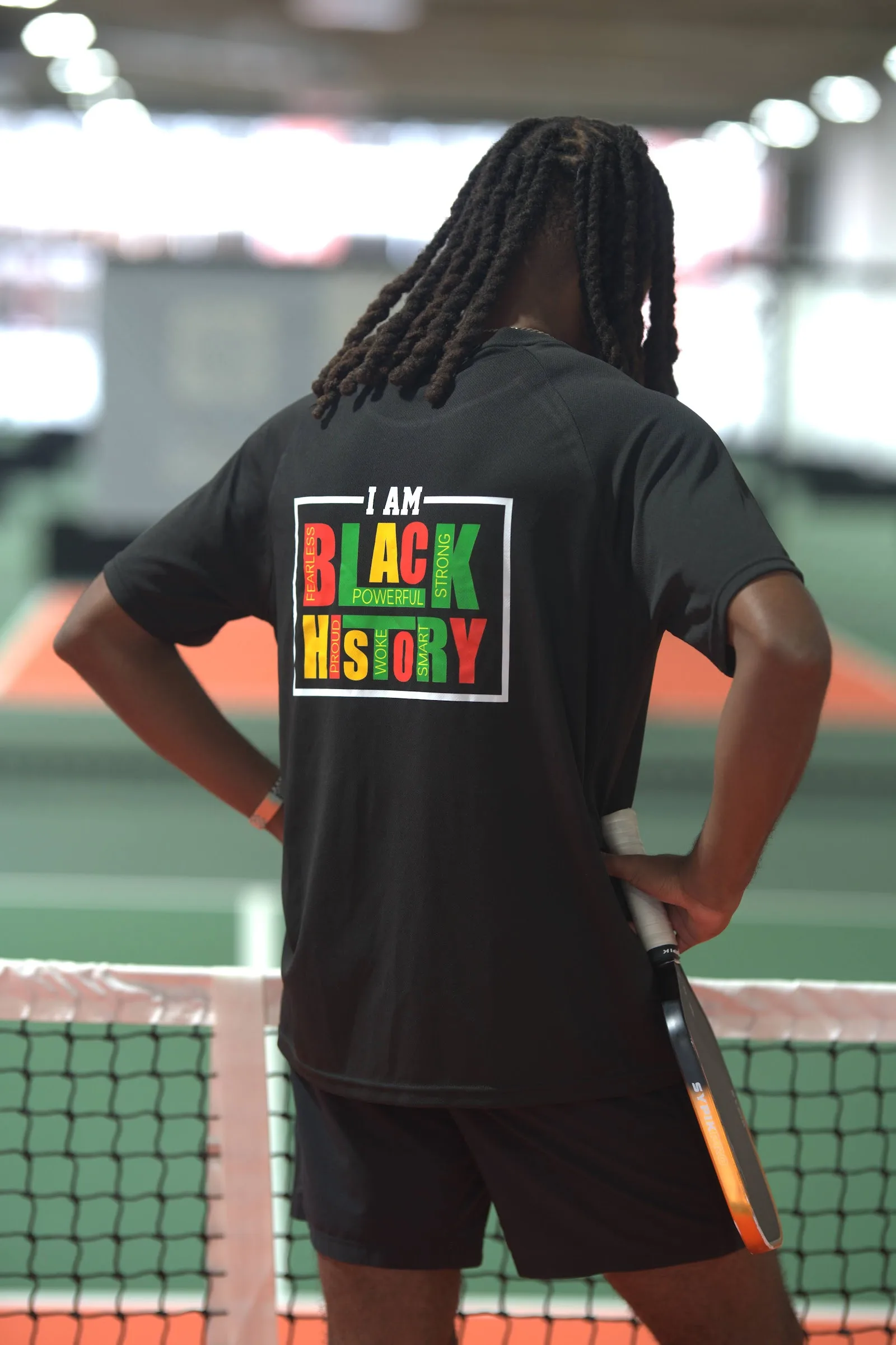 Blackout Pickleball athlete portrait in long-sleeve gear