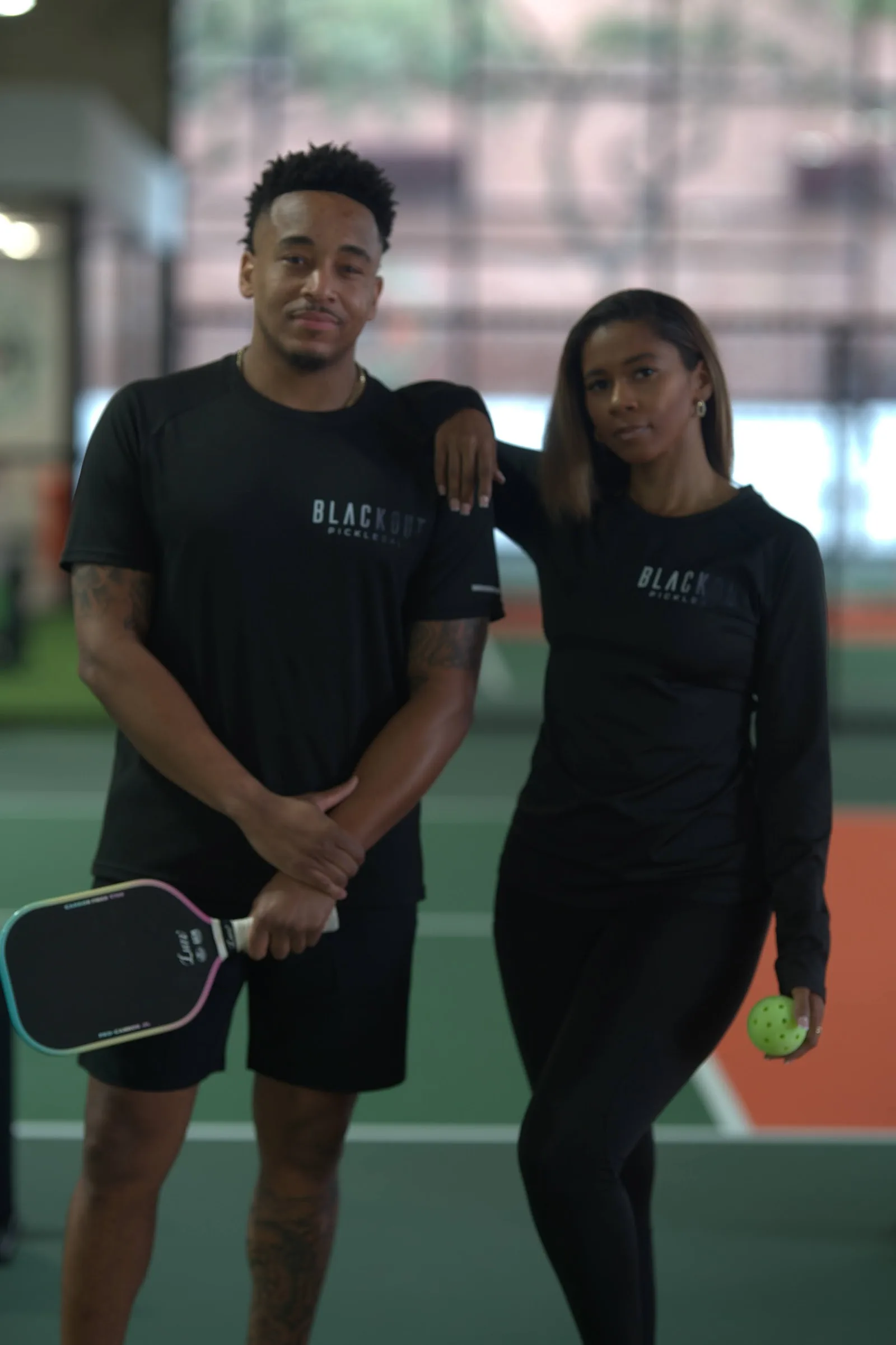 Blackout Pickleball individual portrait — repping the brand