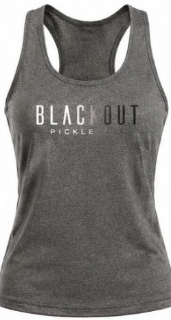 Charcoal Women's Racerback Tank - angle 1 of 8