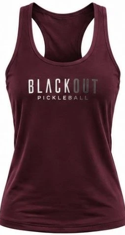 Maroon Women's Racerback Tank - angle 1 of 8